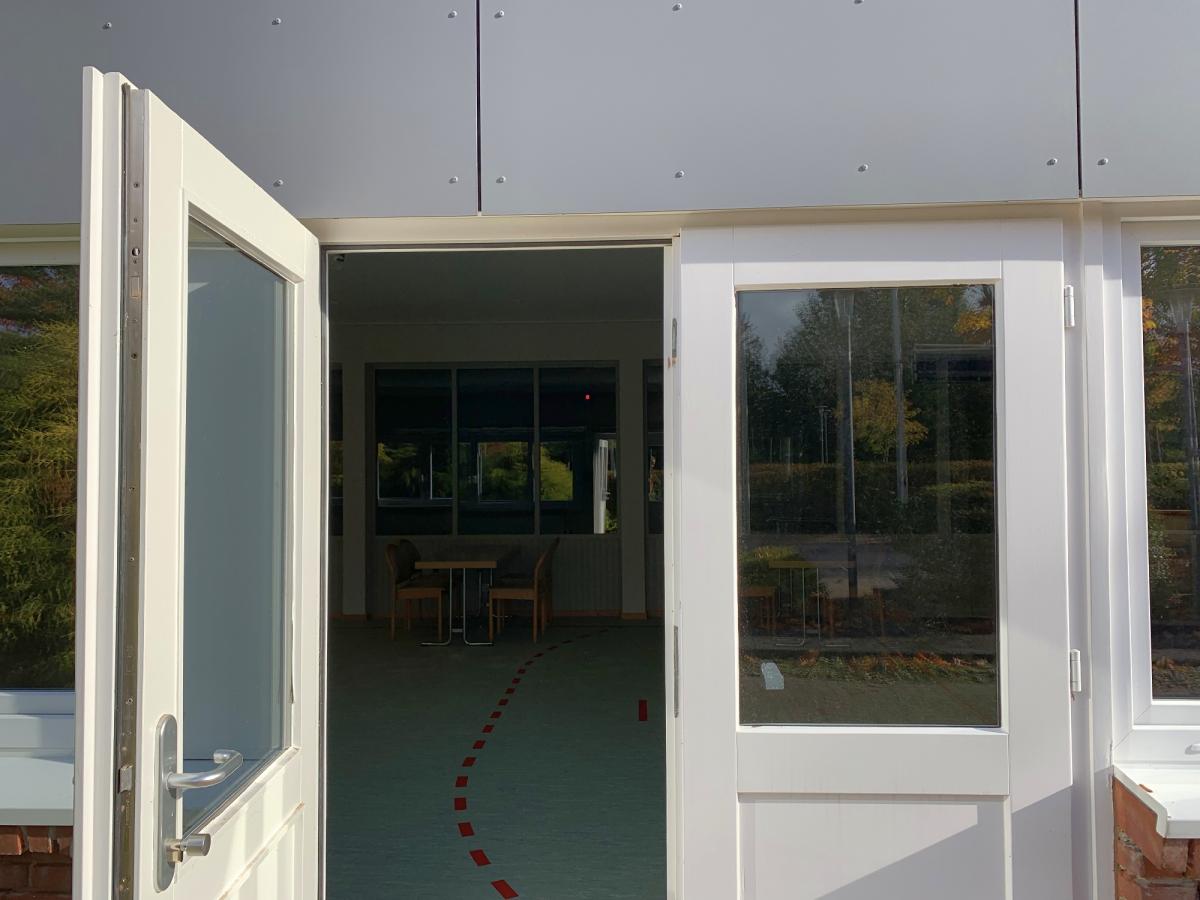 Eingang von der Terrasse