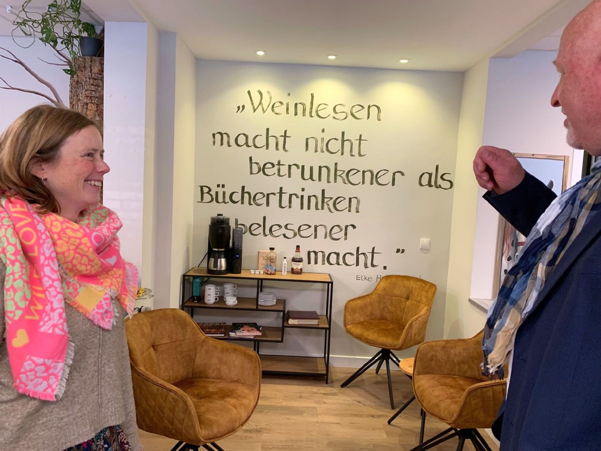 Eröffnung der Buchhandlung Blattwerk & UweLo